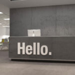 Hello Office Wall Decor 3D