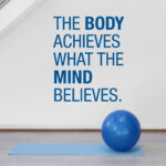 The Body Achieves Wall Sticker