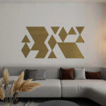 Mirrored Decorative Triangles