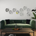 Hexagons Composition Mirrored