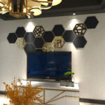 Hexagons Composition PVC & Mirror