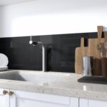 Kitchen Backsplash Decor Black Gloss