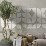 Quarter Circles Wall 3D