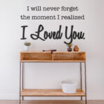 The moment I loved you - 3D Wall Decor