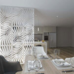 Palm Leaves Suspended Room Divider