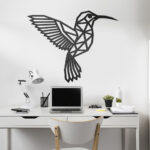 Geometric Bird 3D Wall Art