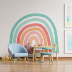 Rainbow Pastel Colors Wall Decal