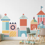 City Pastel Colors - Kids Wall Decor