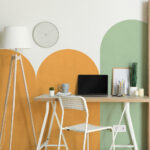 Color Block 2 Arches Wall Sticker