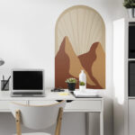 Brown Mountains Wall Decal