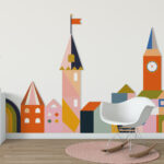 Colorful Houses - Kids Wall Decor