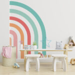 Half Rainbow Wall Decal