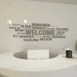 Welcome Multiple Languages 3D Wall Sign