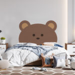 Bear Wall Decal Headboard