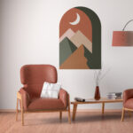 Arch Terracota Mountains Wall Decal