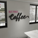 But first coffee 3D Wall Sign