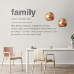 Family Definition 3D Wall Sign