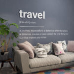 Travel Definition 3D Wall Sign