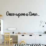 Once upon a time - 3D Text Wall Decor