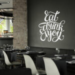 Eat Drink Enjoy Wall Decal