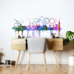 London Skyline Watercolor