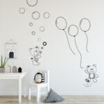 Bears and Balloons Stickers