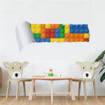 Brick Effect Style Torn Wall Sticker