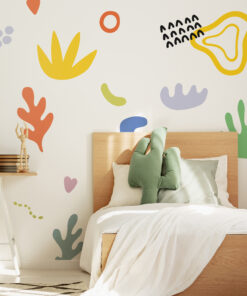 Matisse Style Wall Decals – Mid-Century Shapes