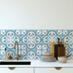 Kitchen Backsplash Decor - Blue Scandinavian Style