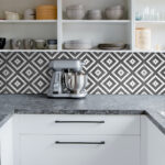 Kitchen Backsplash Decor - Encaustic Moroccan Style Sticker