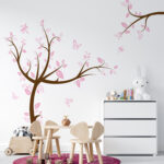 Pink Tree Sticker