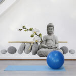 Buddha Statue Sitting Sticker