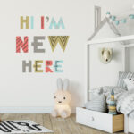 I'm new here Scandinavian Style Kids Sticker