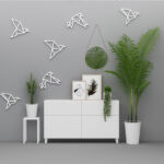 Origami Birds 3D Wall Decor (Pack of 6)