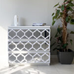 Trellis With Mirror Panel