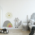 Racoon Scandinavian Style Kids Sticker