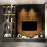 Dark Wood 3D Wall Panels