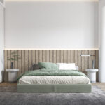 Light Wood Headboard Bars