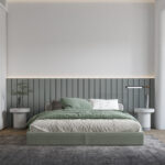 Middle Grey Headboard Bars