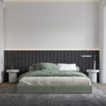 Dark Grey Headboard Bars