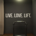 Live, Love, Lift 3D Gym Decor