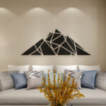 Mountains Polygonal Wall Art