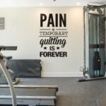 Pain is Temporary Wall Sticker