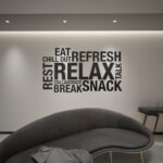 Relax, Snack, Chill | Office Decor