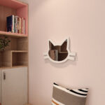 Cat Mirror 3D Wall Art