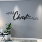 I can do all things through Christ 3D Wall Sign