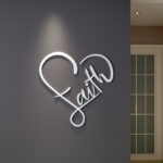 Faith Heart 3D Wall Decor