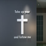 Take Up Your Cross and Follow Me 3D Wall Decor