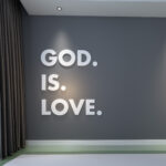 God is Love 3D Wall Decor