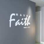 Have Faith HEB 11:1 3D Wall Sign